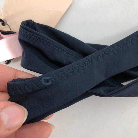 NWT Agent Provocateur Navy Pia Bikini Set size 6 and 36C liner still attached - Picture 14 of 16